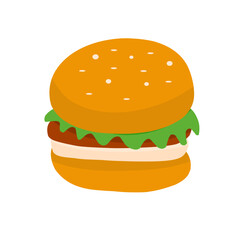 Hamburger food 