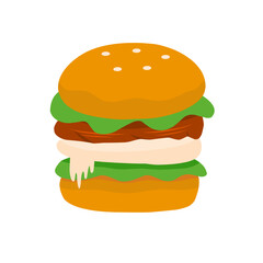 Hamburger food 