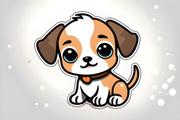 A cute little puppy. Generative AI