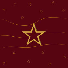 gold star bordo backgraund