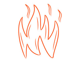 Fire line icon
