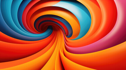 Rainbow Swirl created with Generative AI Technology, ai, generative