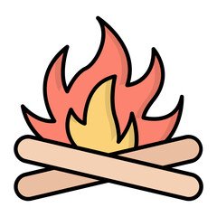 Fire Line Color Icon