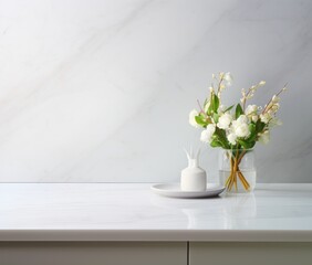 Obraz na płótnie Canvas Marble table background bathroom