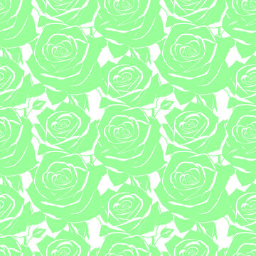 green and white rose flowers seamless pattern, texture, design