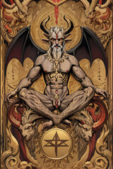 Obraz premium Tarot Card Illustration