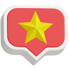 3d Star Rating Icon