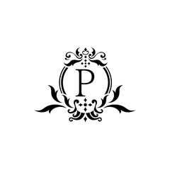 Royal Design Alphabet Logo P
