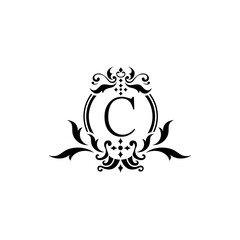 Royal Design Alphabet Logo C