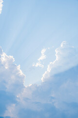 blue sky with clouds