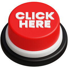 3D Click Here Button Illustration