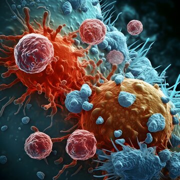 Germs Bacteria . Biology, Science microscopic medicine. treatment, Health care medication, infectious agent . Generative AI ,