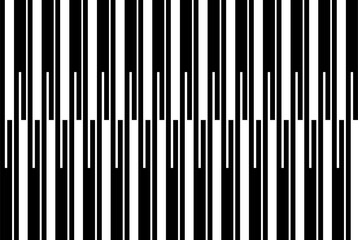 Vertical of stripe pattern. Design simple black on white background. Design print for illustration, texture, textile, wallpaper, background. Set 6