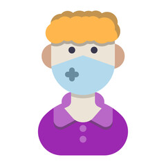 avatar man with mask