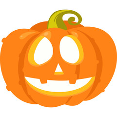 Halloween Pumpkin Illustration