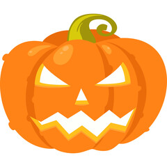 Halloween Pumpkin Illustration