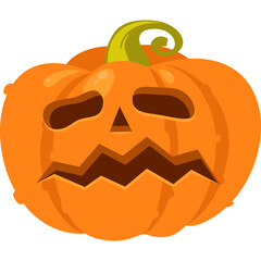 Halloween Pumpkin Illustration