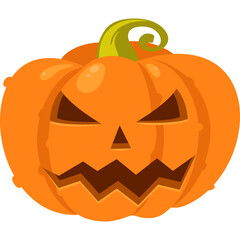 Halloween Pumpkin Illustration