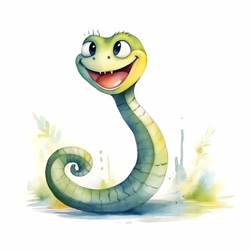 Snake Watercolor