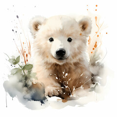 Polar Bear Water Color Design - 630920363