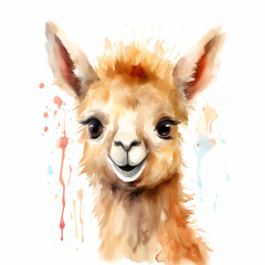 Obraz premium Llama Illustration Design