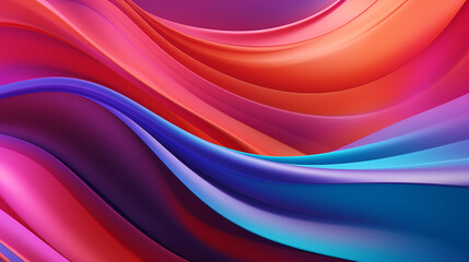 Obraz premium abstract colorful dynamic flowing fluid background for graphic design element