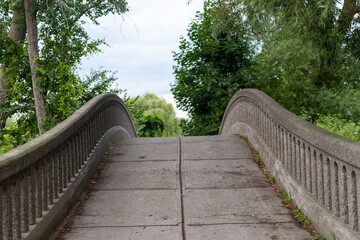 An empty small bridge 