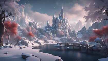 fantasy winter wonderland