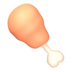 3D ICON FAST FOOD ILLUSTRATION TRANSPARENT BACKGROUND