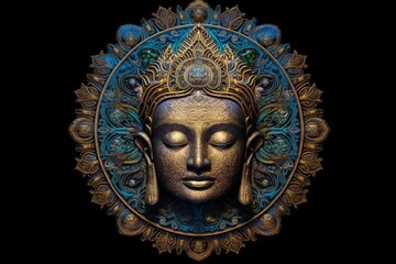ブッダのイラスト,Generative AI AI画像