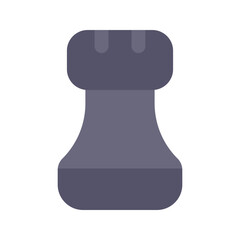 strategy flat line icon