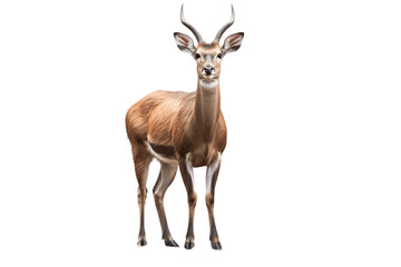 African Bushbuck isolated on transparent background.
