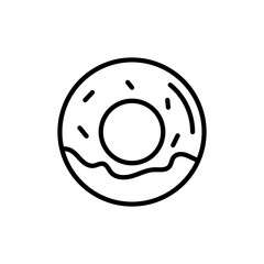 Doughnut icon vector design templates simple and modern