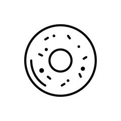 Doughnut icon vector design templates simple and modern