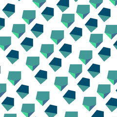 seamless geometric pattern with stones or crystals or minerals