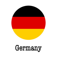 German flag button.