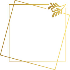 Abstract luxury gold flower vector element