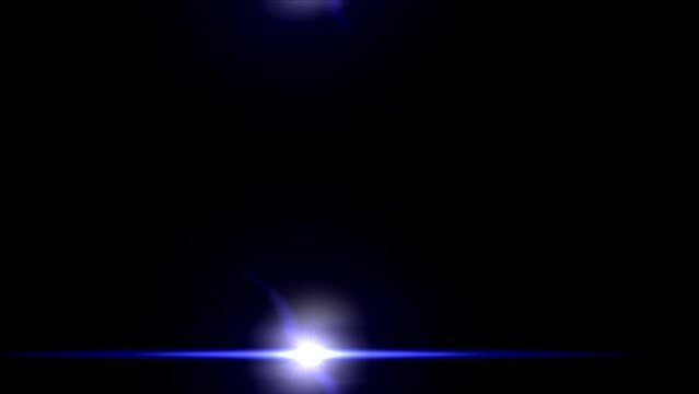 Loopable Blue Scan Line Ellipitcal Shape