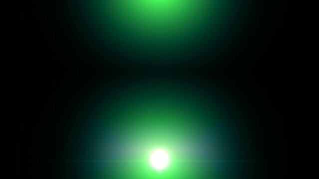 Loopable Green Orb Like Security Scan