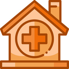 Fototapeta premium House cleaning two tone icon