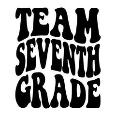 Team Seventh Grade Svg