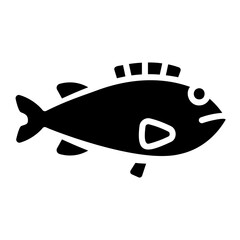 redfish glyph icon
