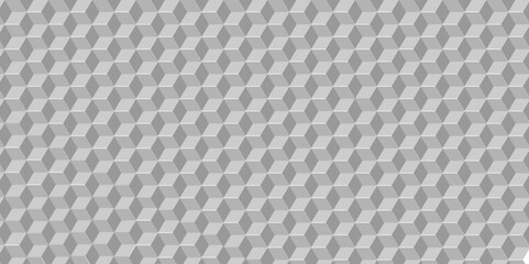 Abstract seamless hexagon geometric background. white  cube square paper texture with stripes Pattern. hexagon backdrop vactor art tile pattern texture. cube mosaic concept grid technology.