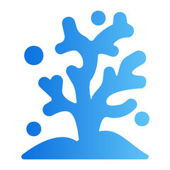 coral gradient icon