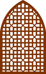Simple Vector Pattern for Laser Cutting, Decoration, and Ornament. Metal design, wood carving, vector