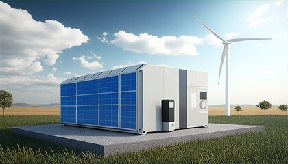 Obraz premium Green energy concept.