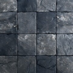 Fototapeta premium square stone wall tile pattern texture