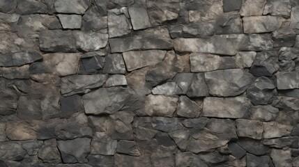 Fototapeta premium cracked natural grey old stone wall texture