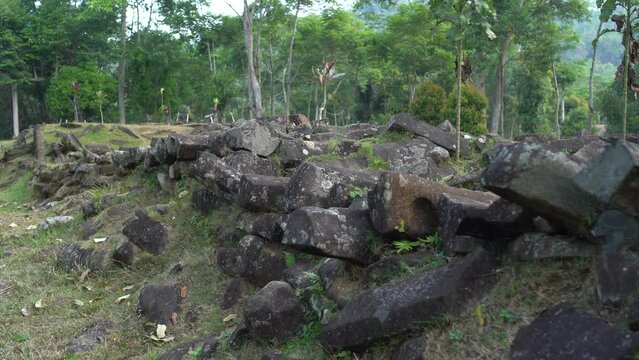 Megalithic sites Gunung Padang, Cianjur, West Java, Indonesia