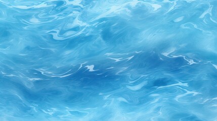 Obraz premium light blue ocean with rippling waves texture for background asset